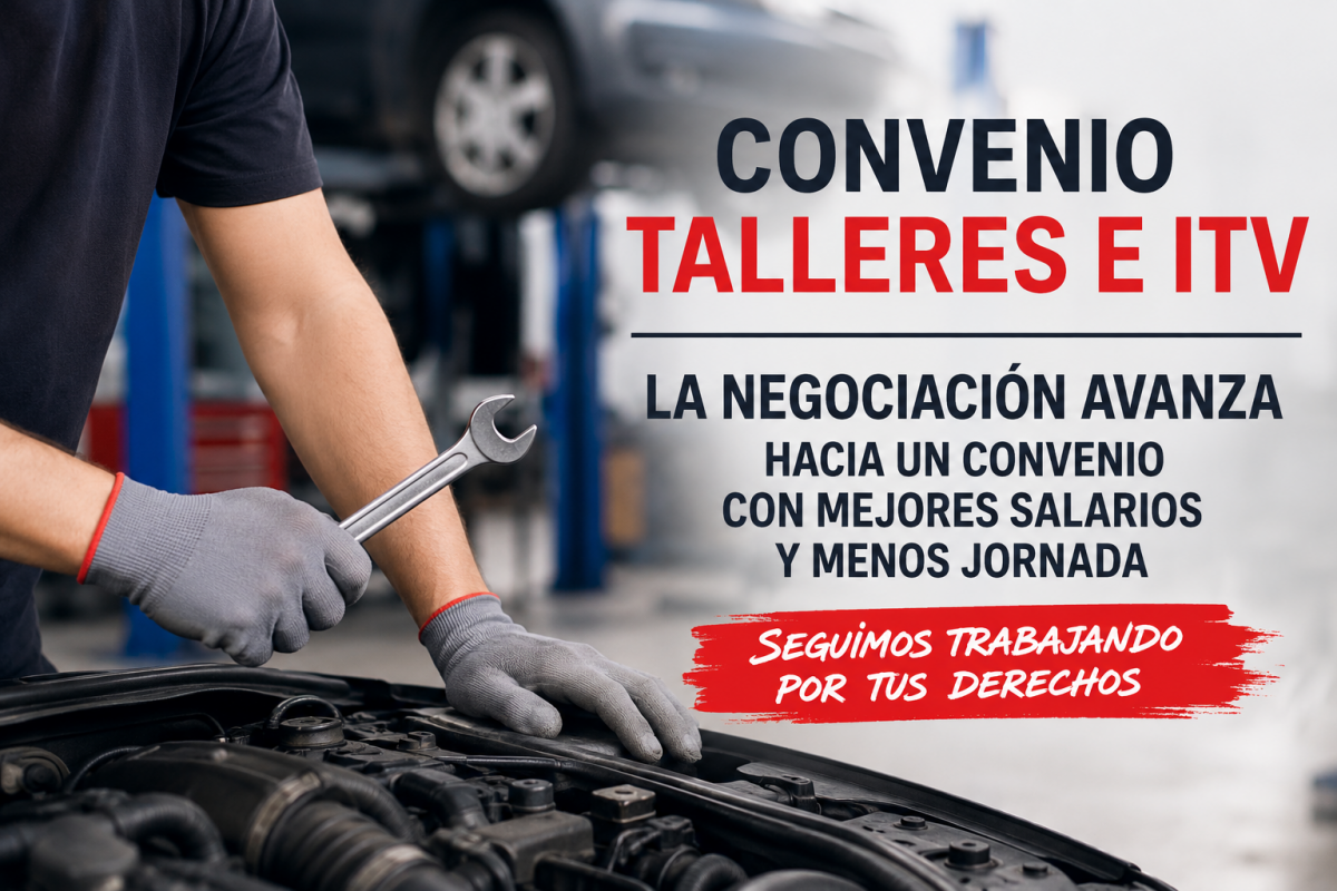 Avances en la negociacion del convenio de Talleres e Itv