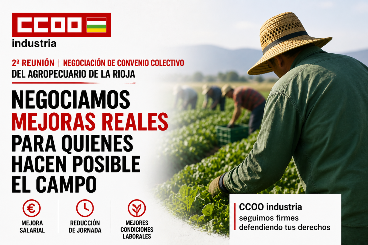 2ª reunion negociacion del convenio colectivo Agropecuario de La Rioja