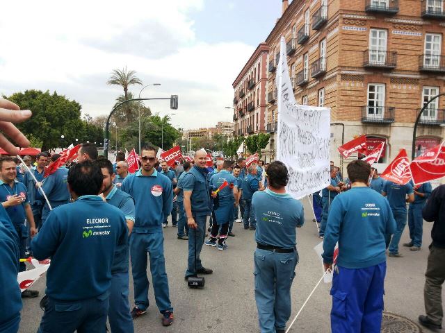 Huelga Subcontratas telefnica en Murcia