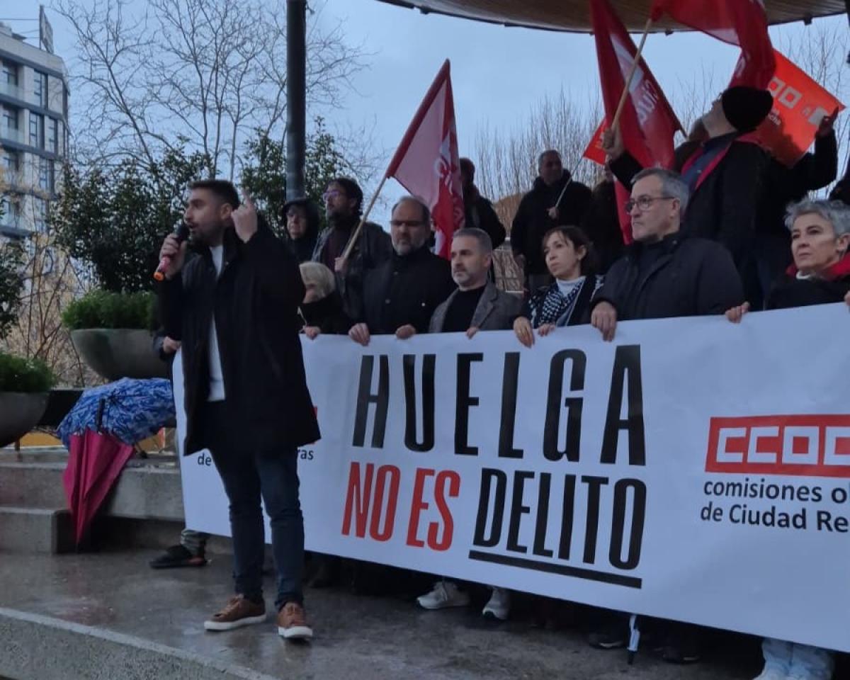 Huelga no es delito. Ciudad Real