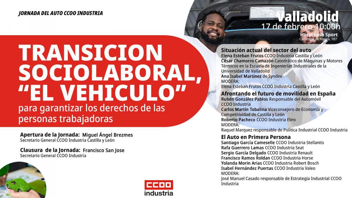 Programa de la jornada del auto que se celebra en Valladolid
