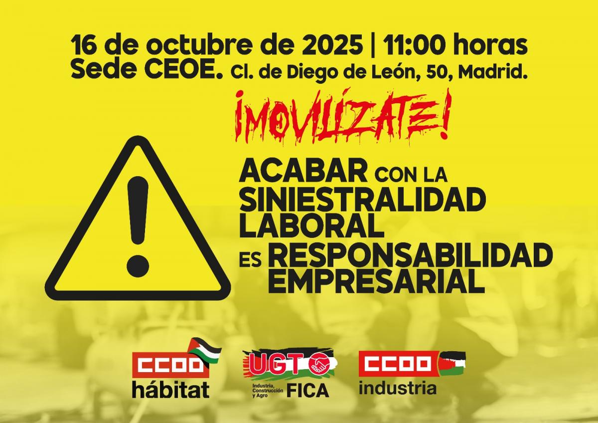 Concentración el 16 de octubre ante la CEOE