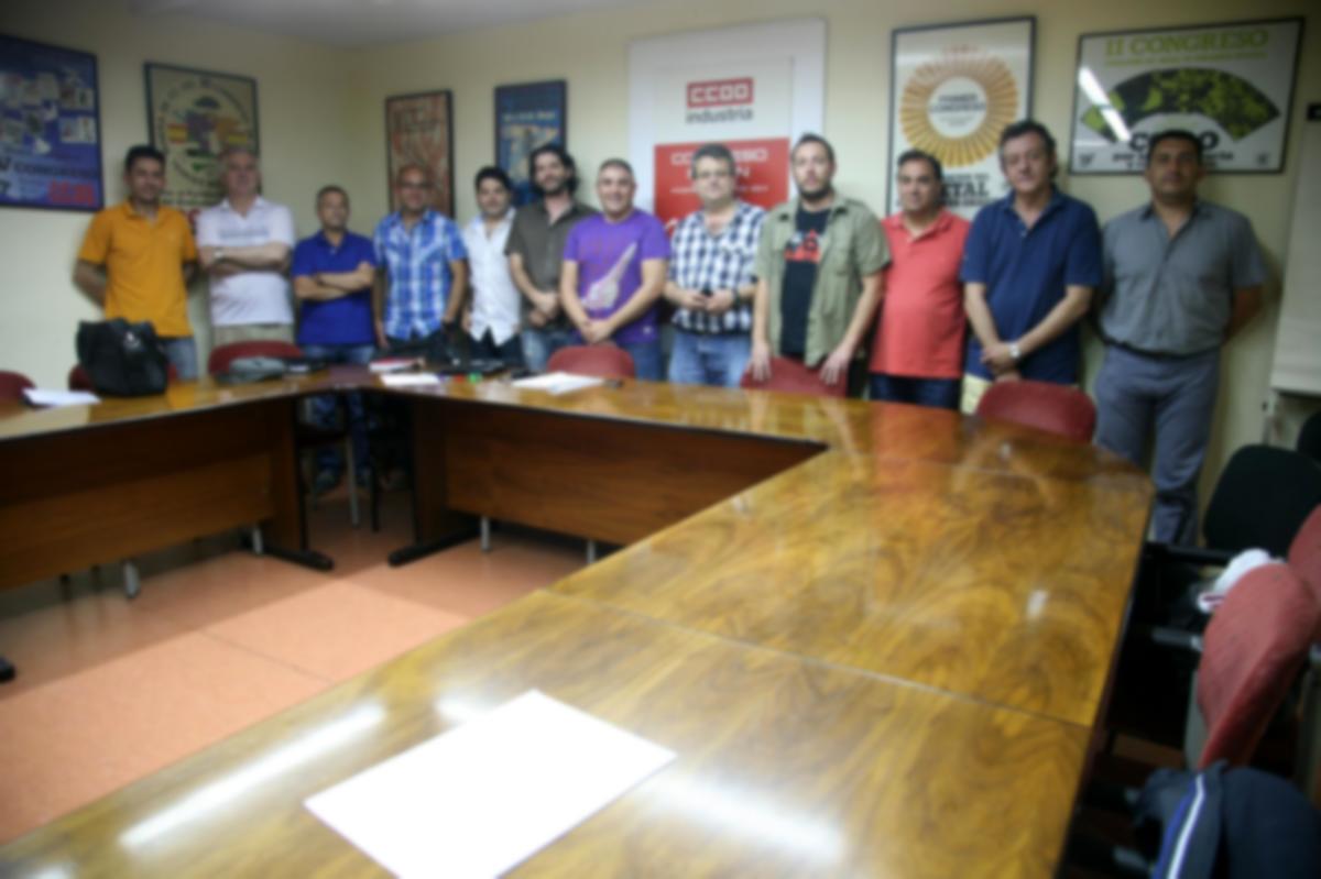 Responsables de CCOO en las principales empresas del sector de elevacin 