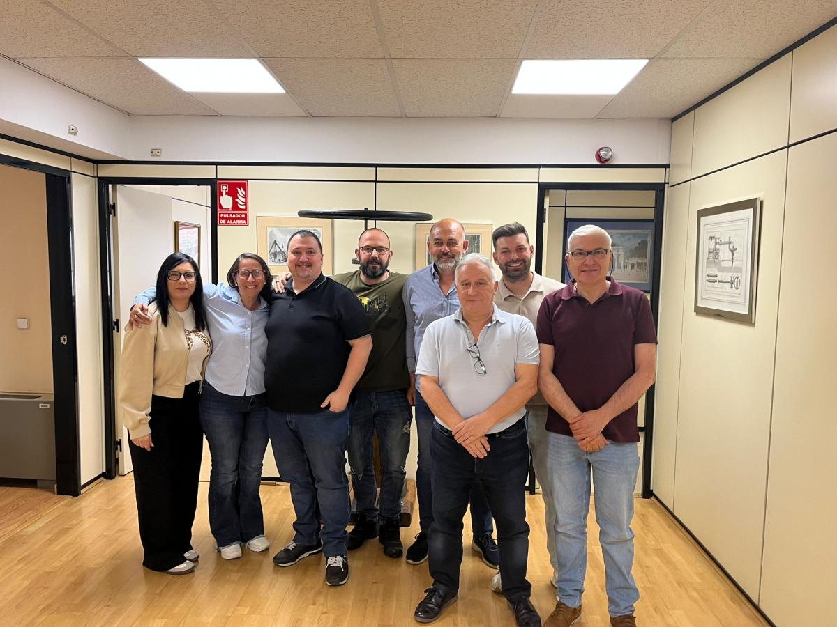 Representantes de CCOO en la negociacin del Convenio de Metalgrficas