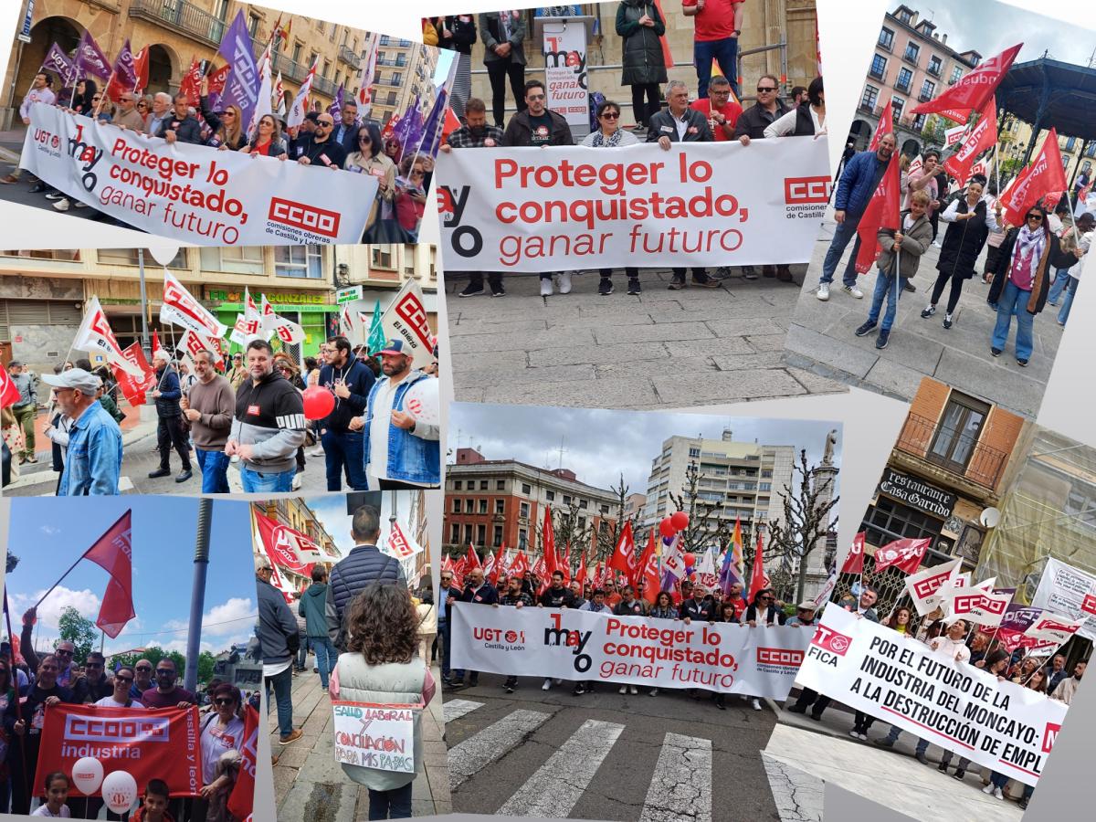 Manifestacin 1 de Mayo CCOO Industria CYL