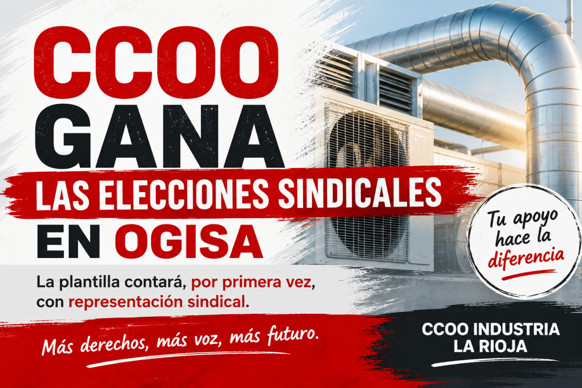 Ogisa tiene representacion de CCOO