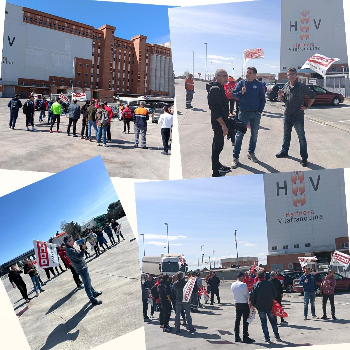 CCOO Intensifica el Conflicto en Harinera Vilafranquina