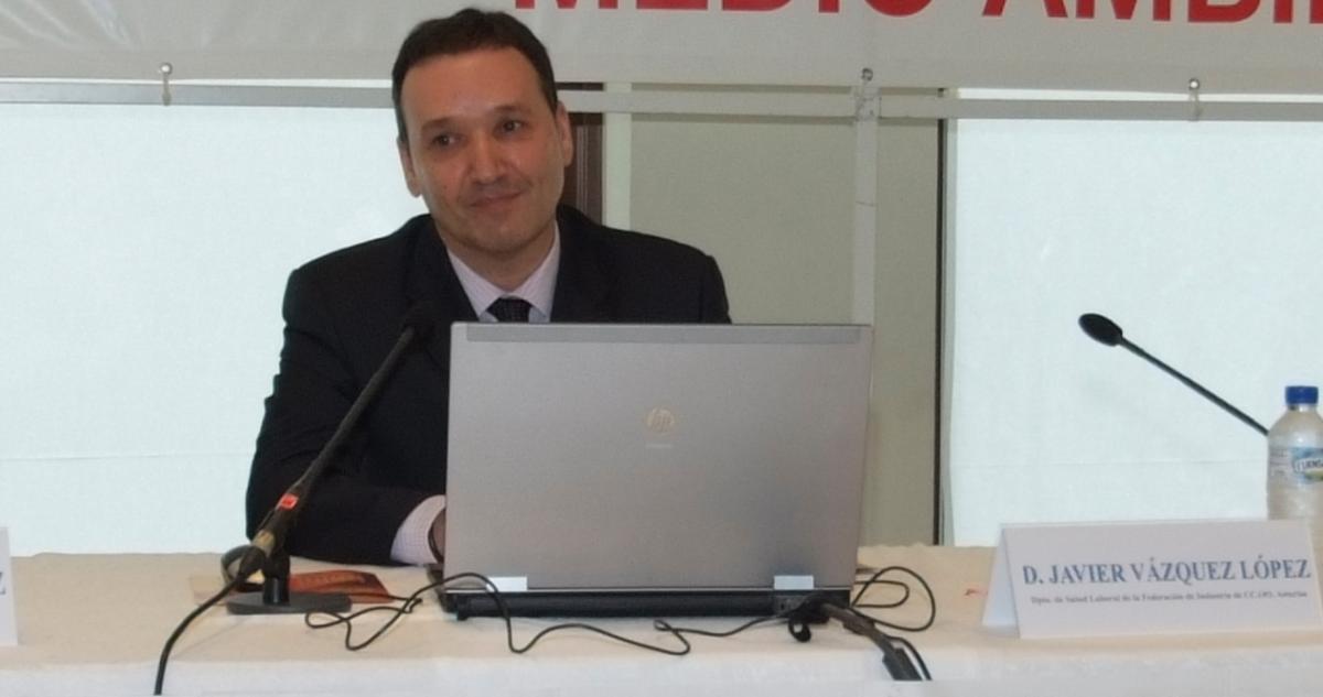 Luis Javier Vazquez, Responsable de Salud laboral y Medio Ambiente de Asturias