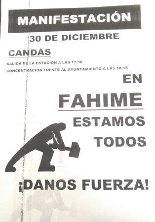 Cartel de la manifestacin