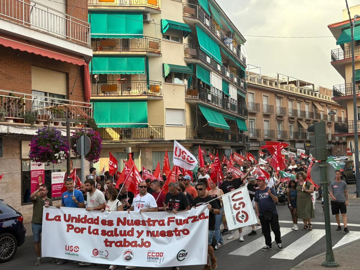 Manifestacin por las calles de Daimiel el 30 de mayo