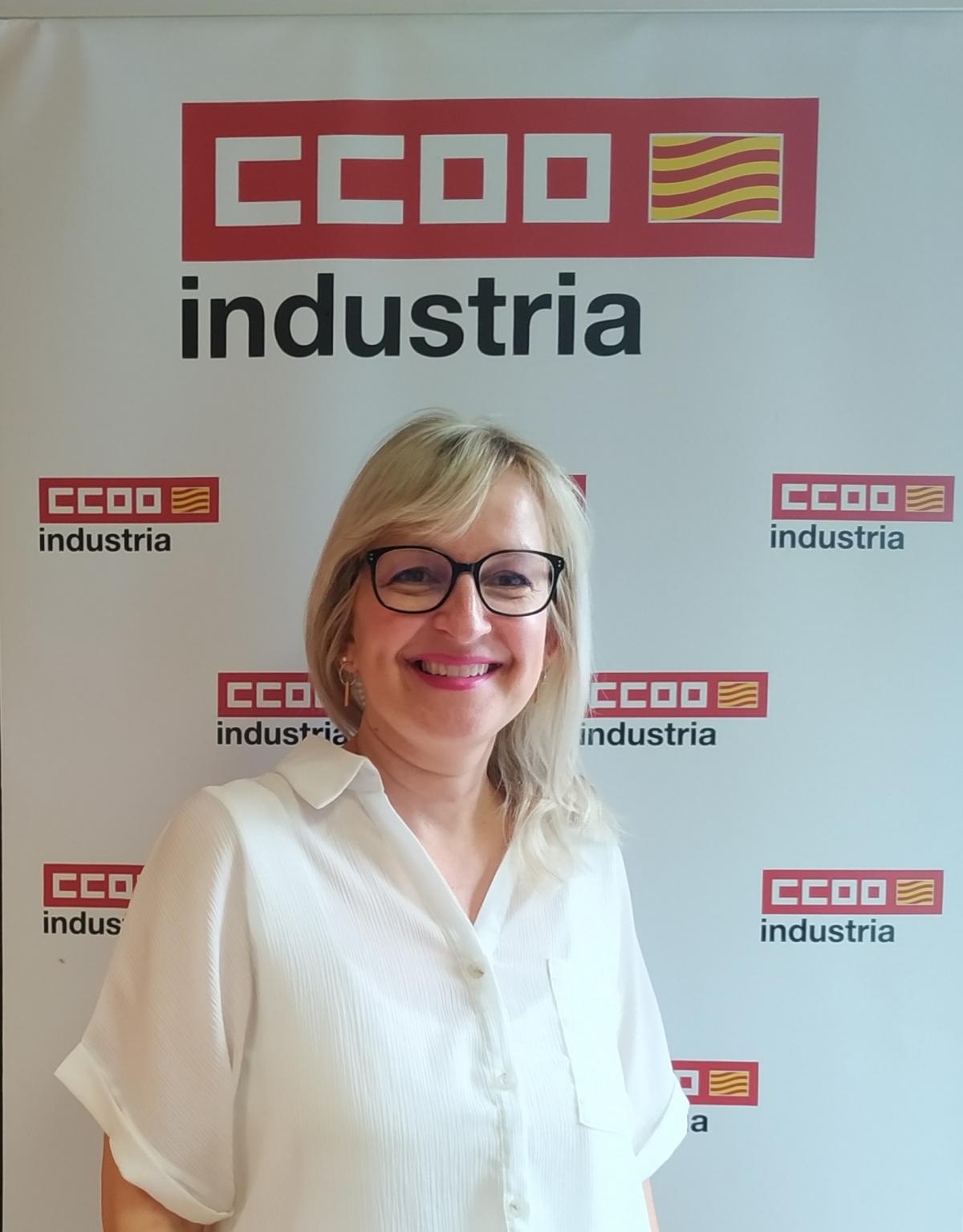 Olga Zamora, responsable de la Mujer e Igualdad de CCOO de Industria de Aragón