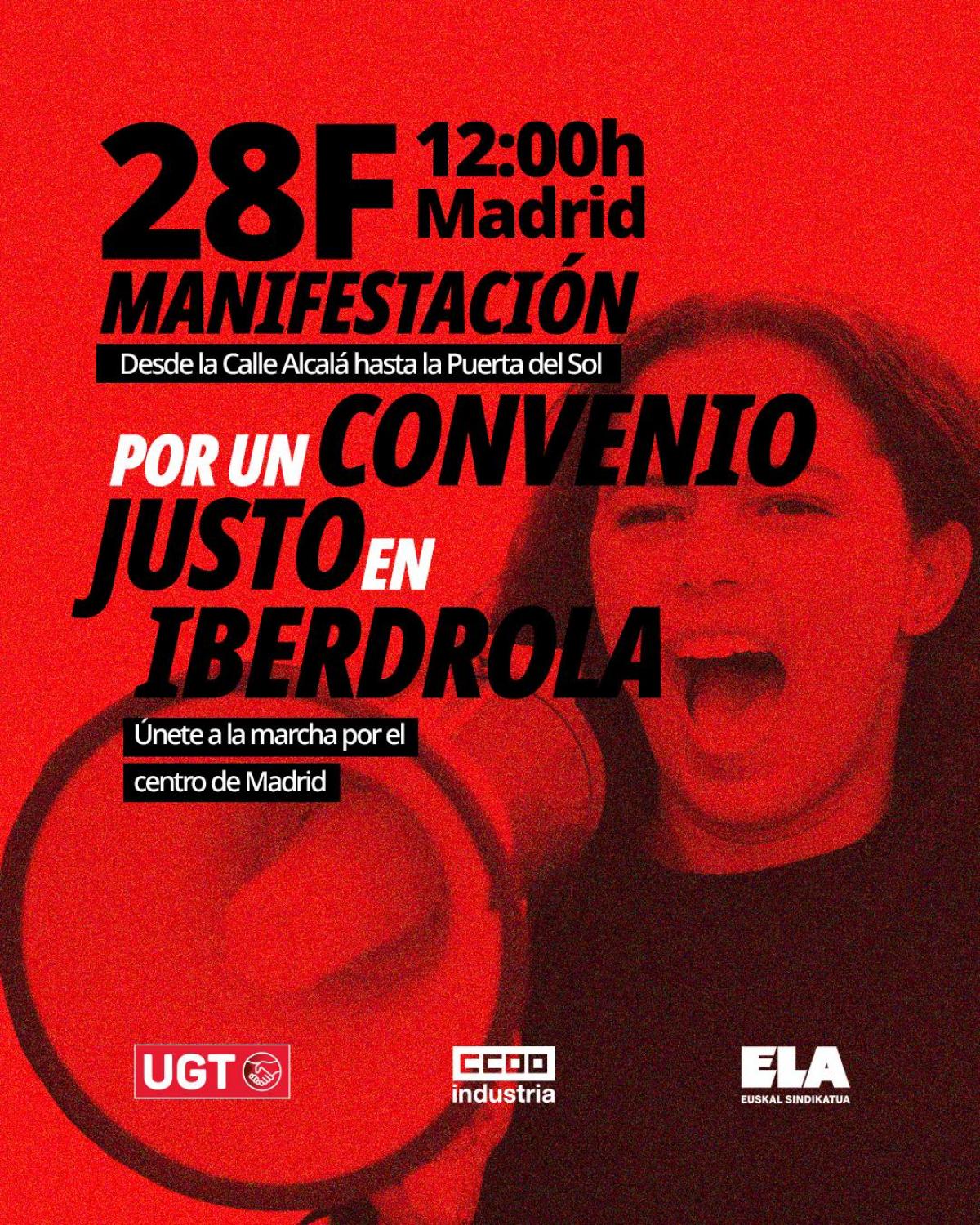 La mani empezará a las doce en la Puerta de Alcalá de Madrid