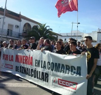 CCOO con la Minera de la Comarca de Aznlcollar