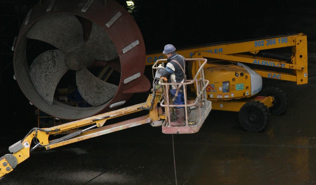 Trabajador del astillero de Navantia Ferrol