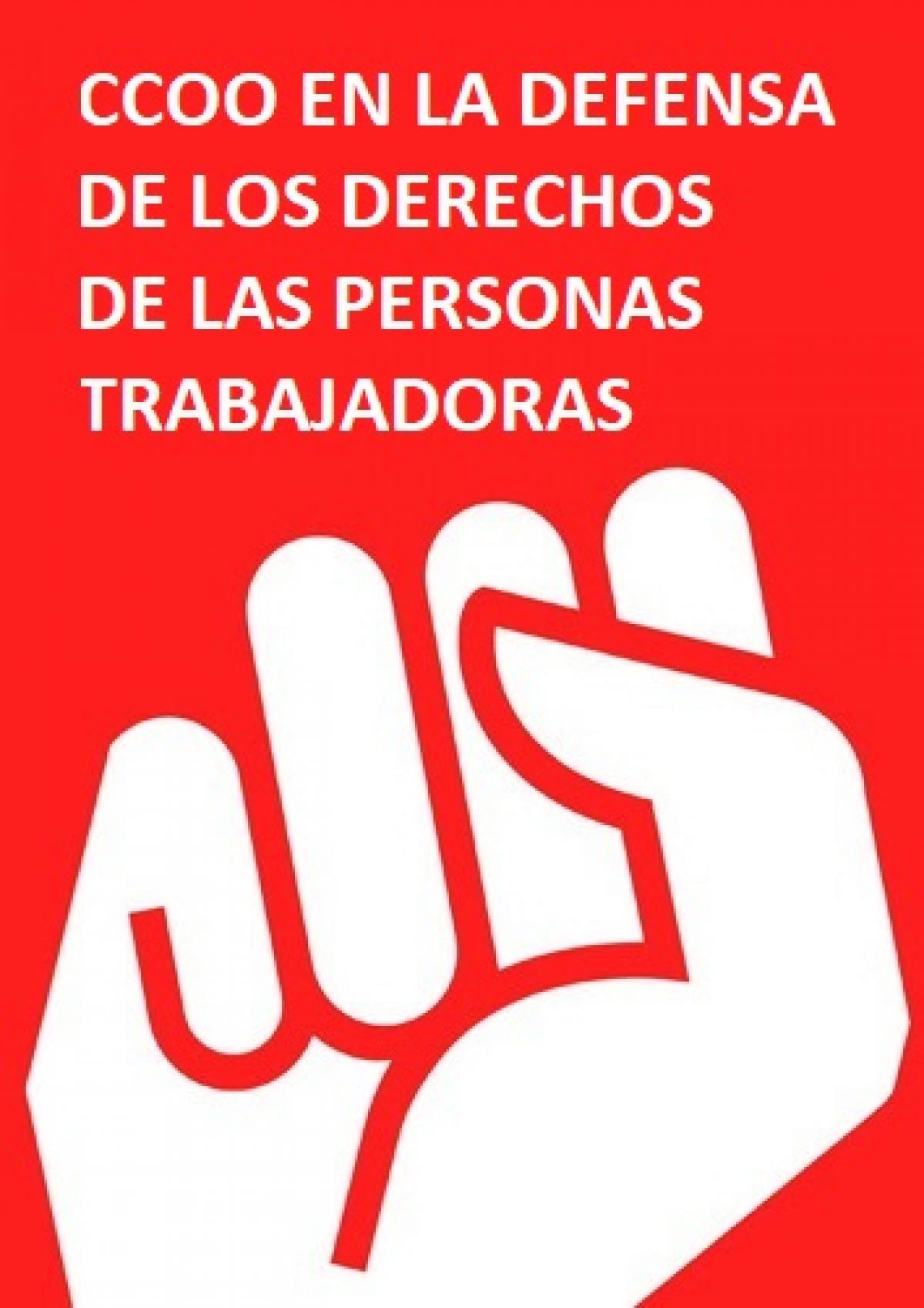 CCOO con las Personas Trabajadoras de SAETA en Huelga