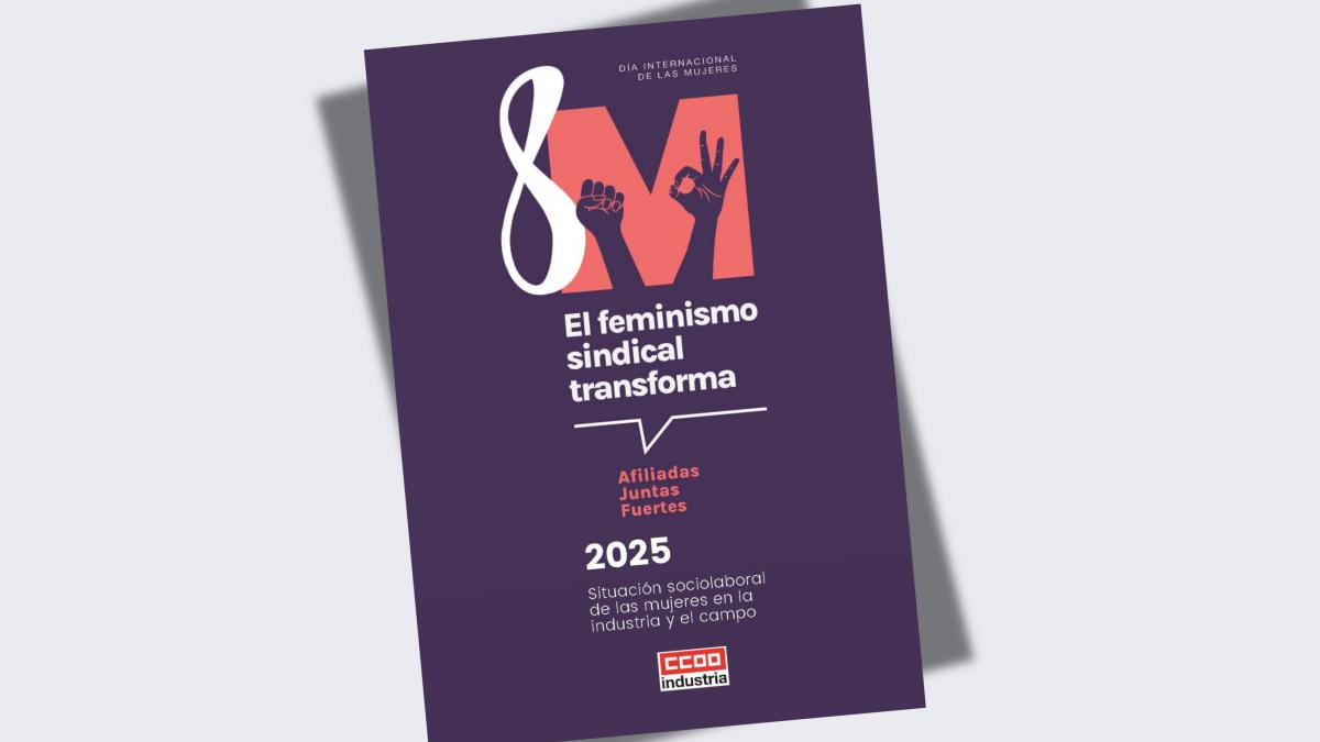 CCOO de Industria analiza en su ltimo informe la situacin de las trabajadoras en sus sectores