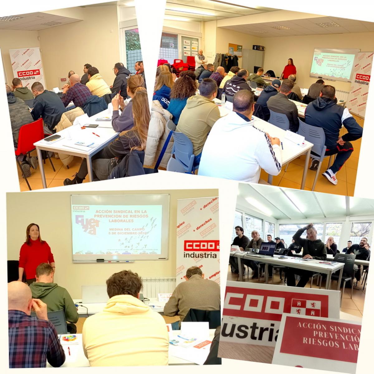 Formación en PRL para la RLPT de CCOO Industria de Medina del Campo