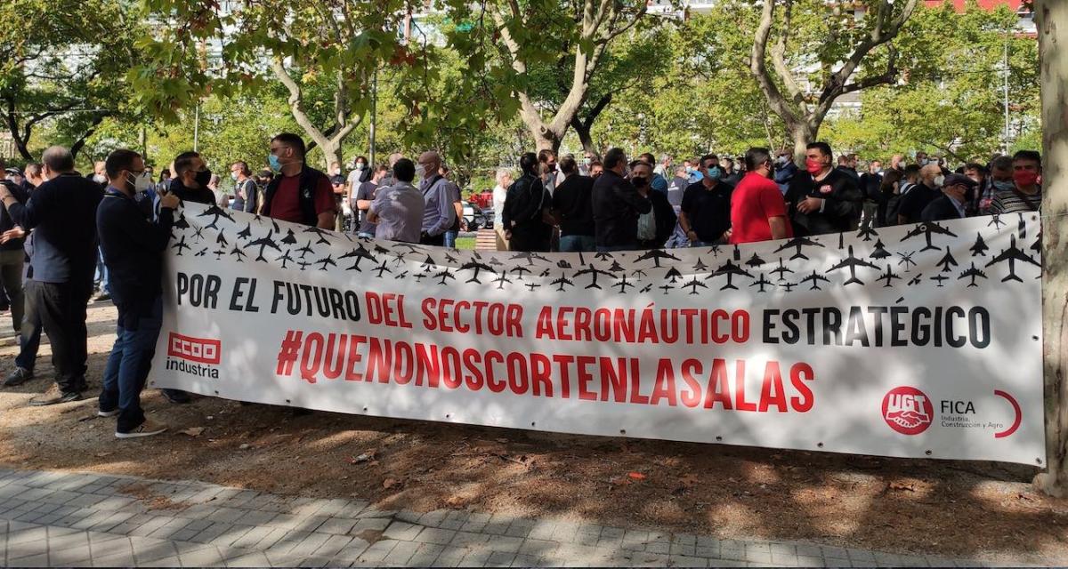 Concentracin ante el Ministerio de Industria en Madrid