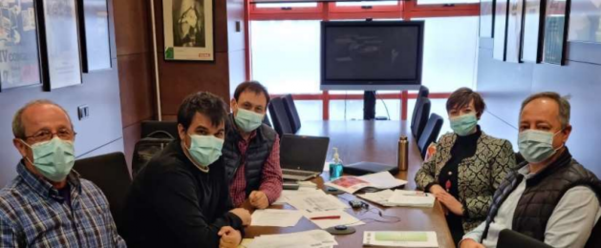 CCOO de Industria reunidos para el proyecto