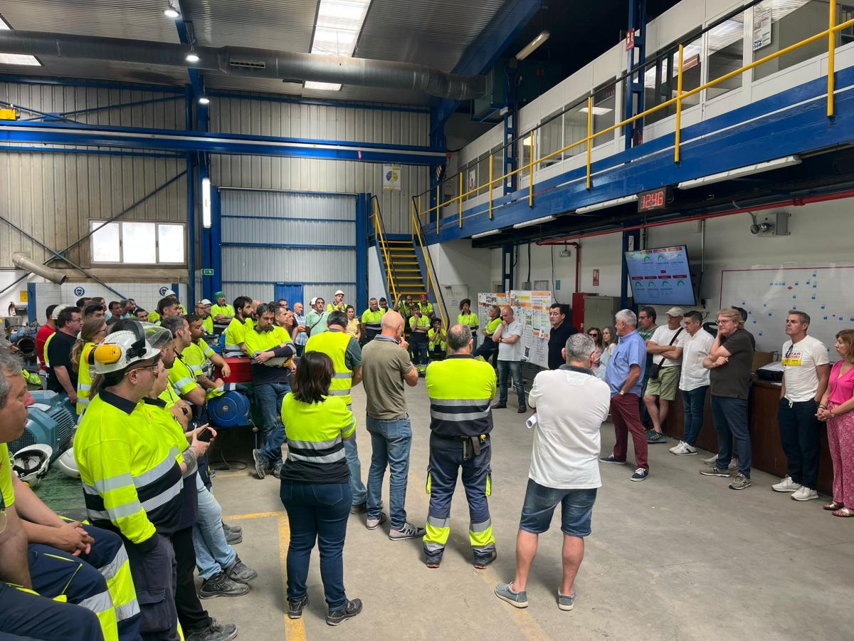 Asamblea celebrada en la planta de Miranda de Ebro