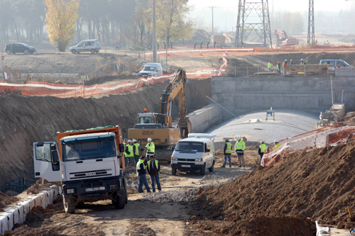 Accidente mortal en el polgono industrial San Cristbal de Valladolid 