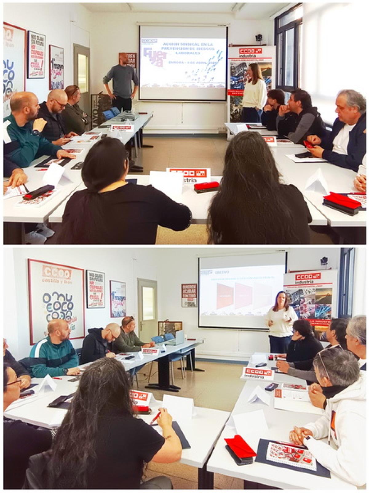 Formación en Prevención de Riesgos Laborales de la Representación Legal de las Personas Trabajadoras de CCOO Industria Zamora