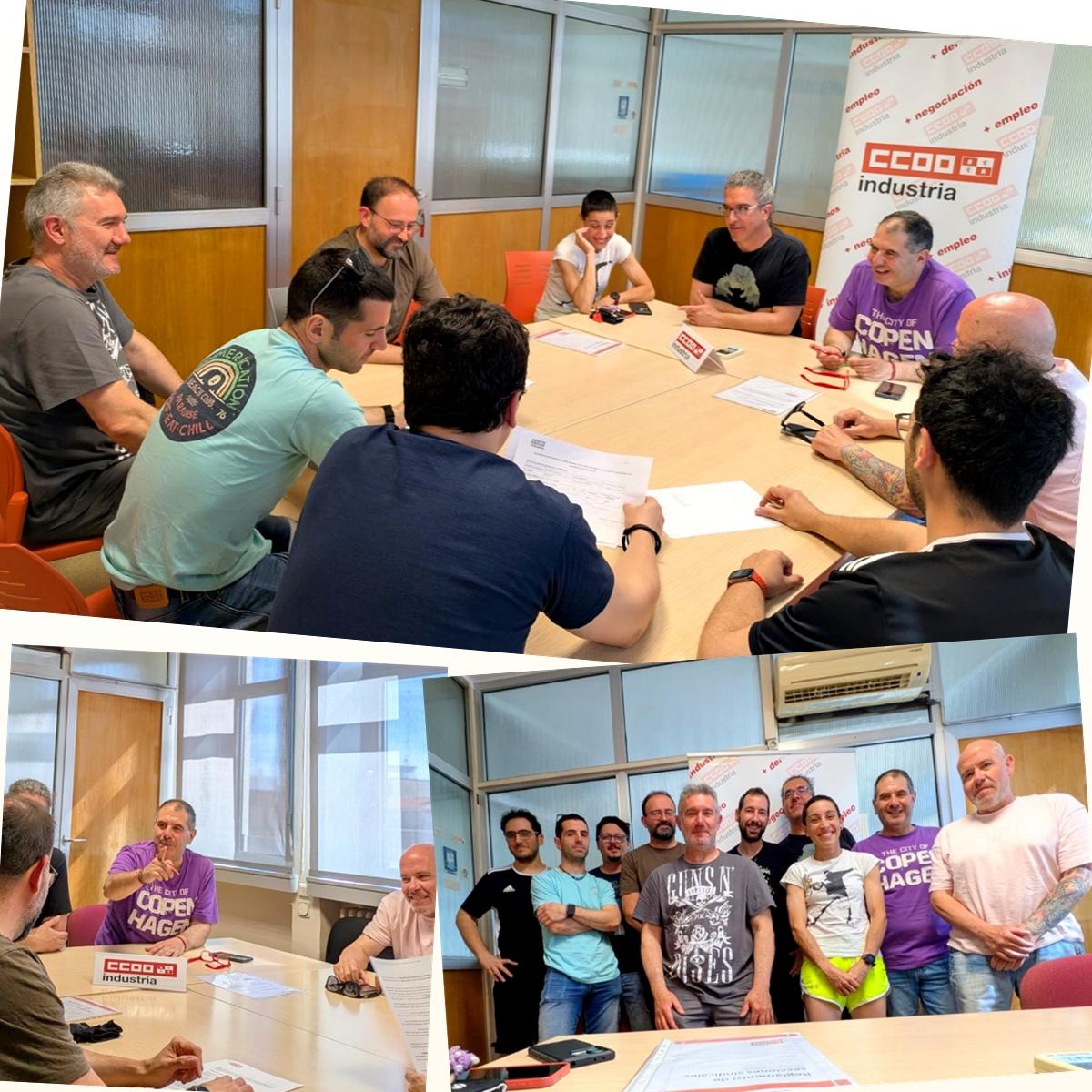 Constitución de la Sección Sindical de CCOO Industria en CURIA SPAIN S.A.U. de Valladolid