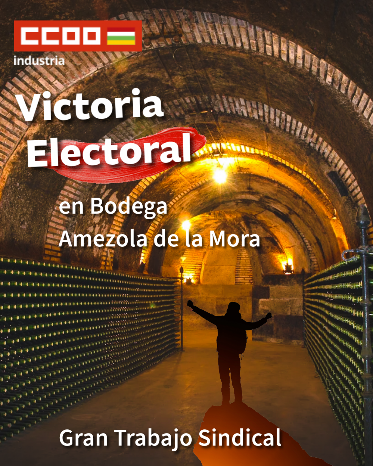 victoria sindical en Amezola de la Mora