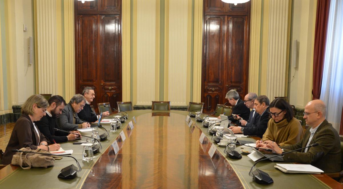 Reunión entre CCOO de Industria, UGT FICA y el Ministerio de Agricultura