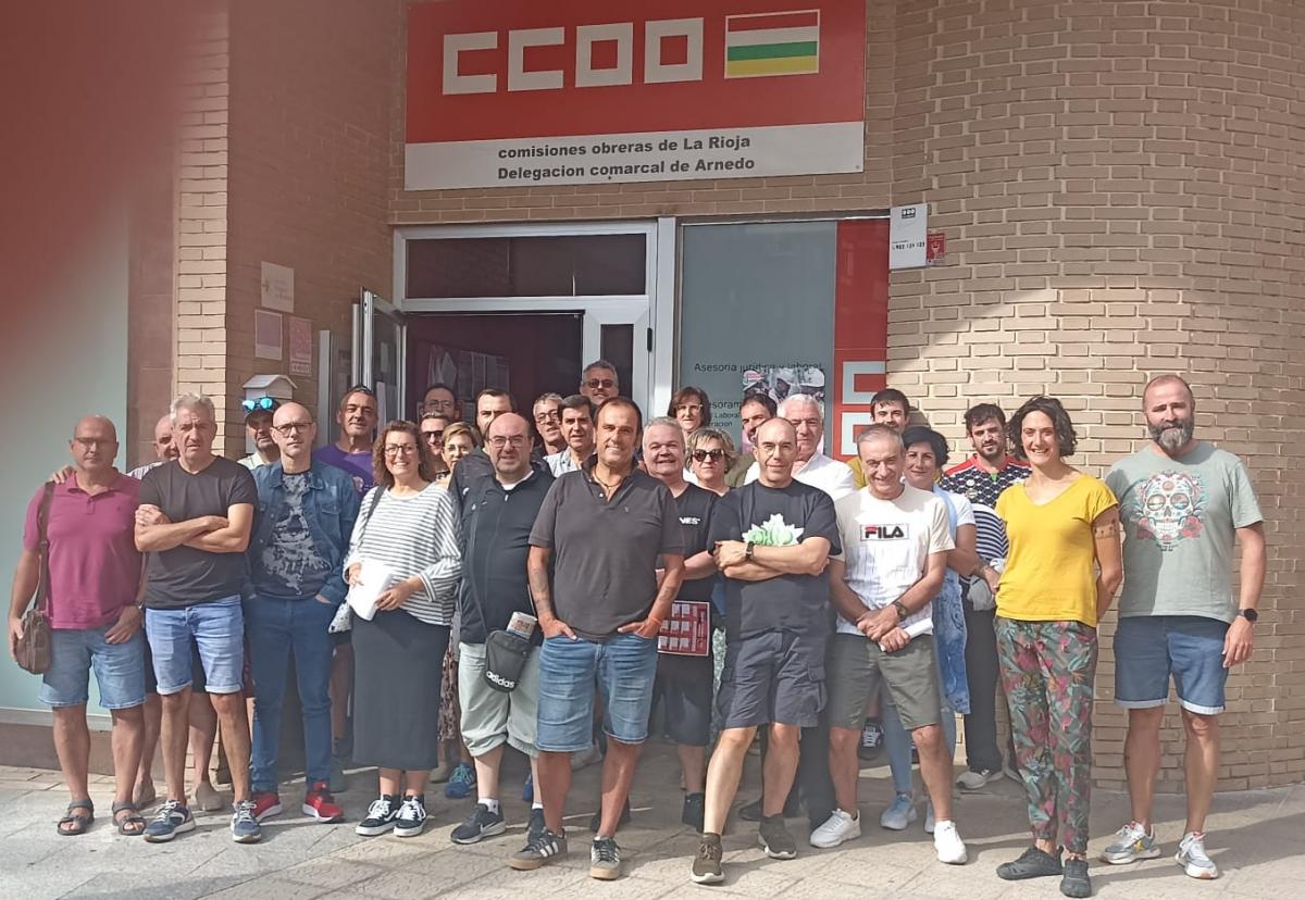 La RLPT de CCOO Industria de La Rioja se rene en la sede comarcal de Arnedo