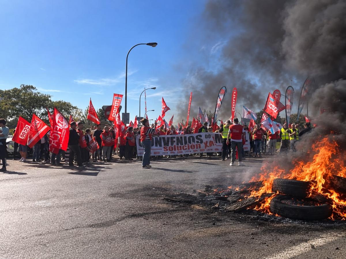 Hoxe, durante a primeira xornada de folga