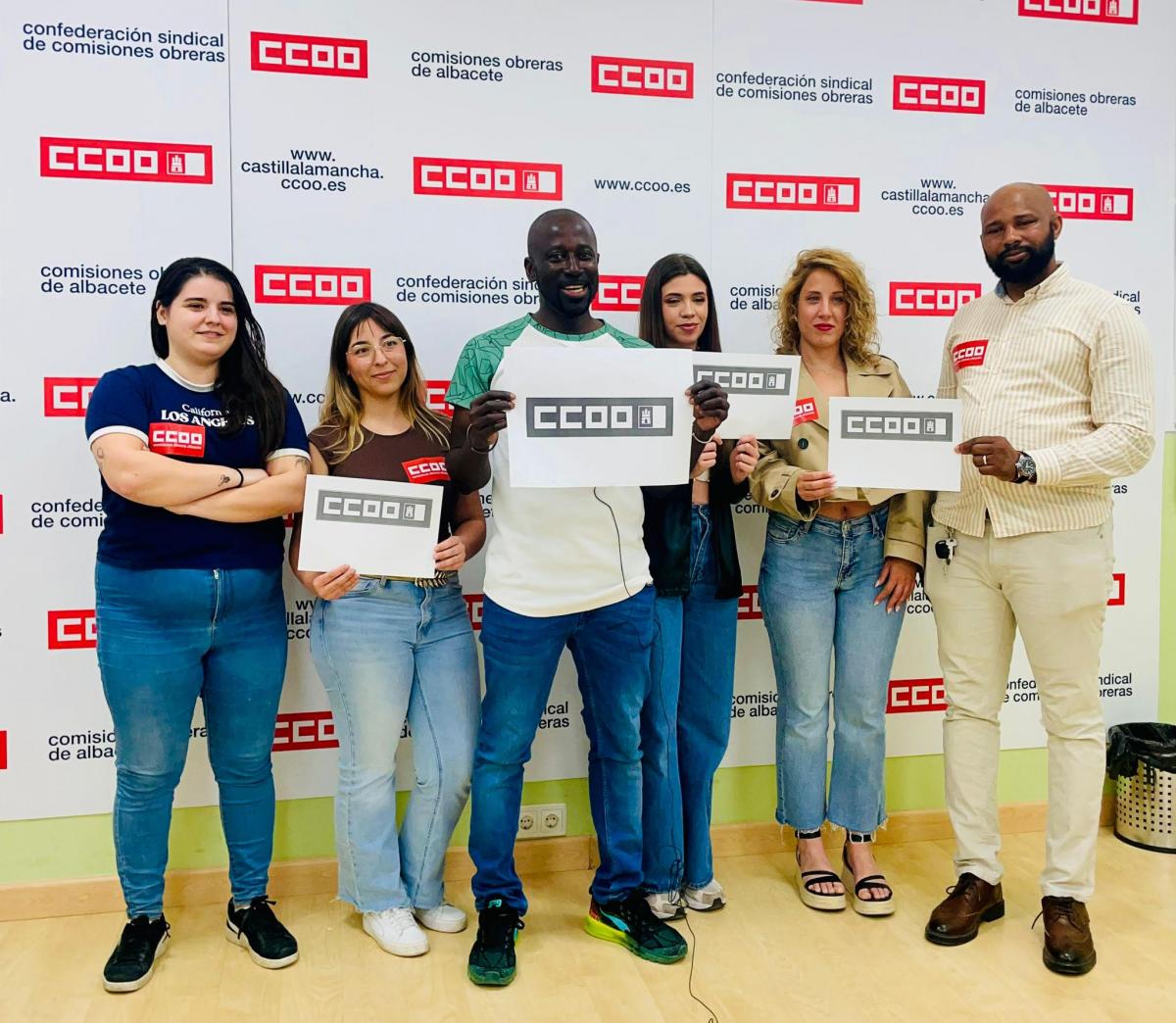 Representantes de CCOO en PAASA