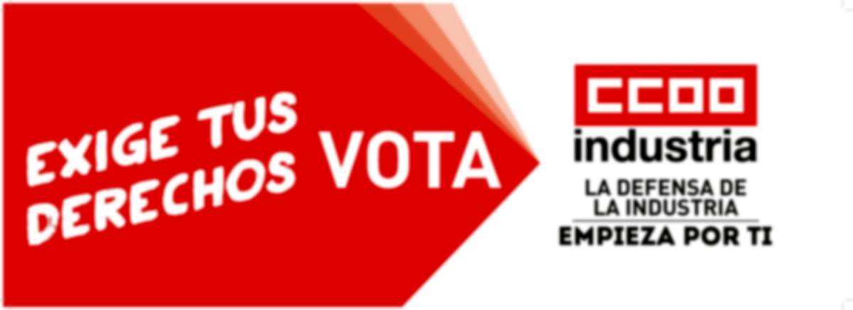 Cartel de la campaa de elecciones sindicales