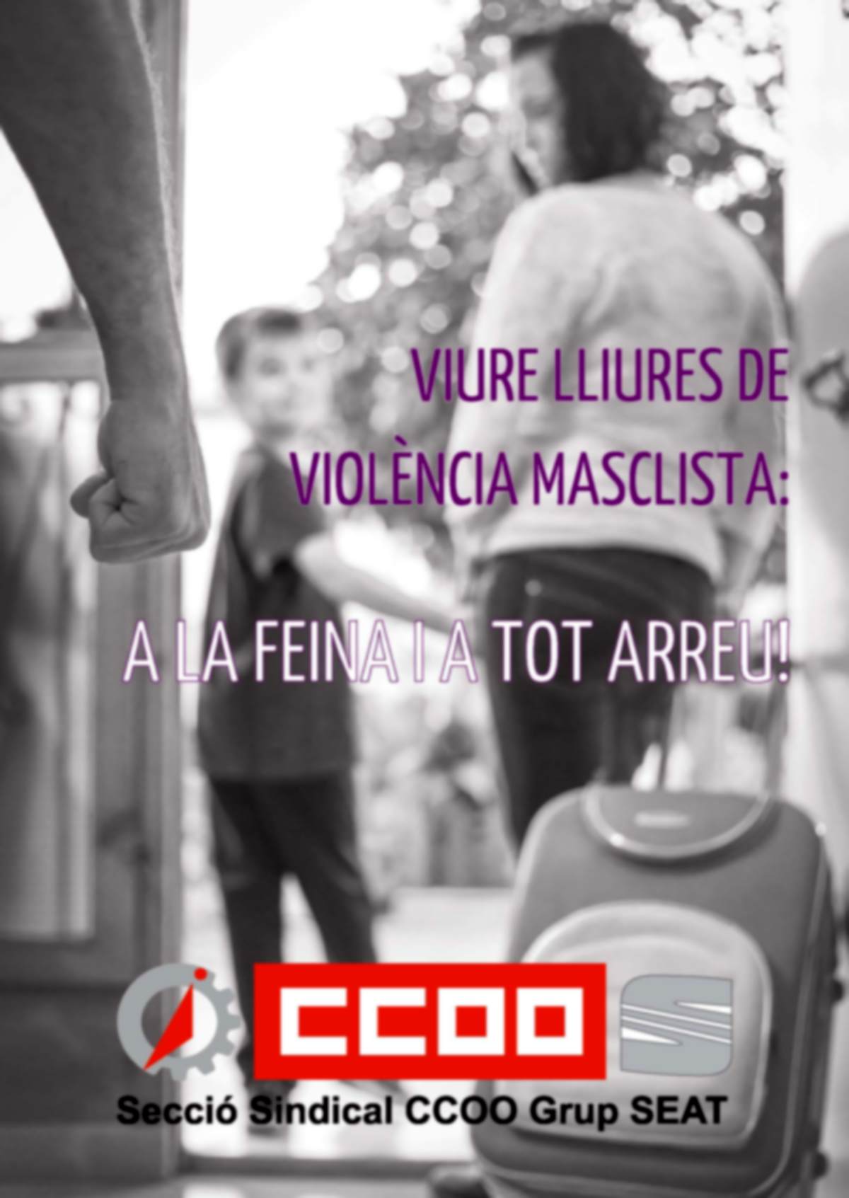 Fotografa ganadora del concurso de CCOO en SEAT contra la violencia machista