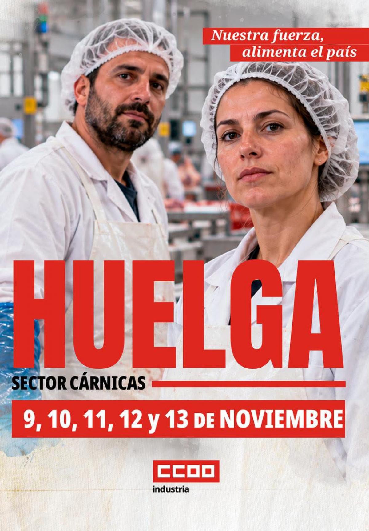 Las cárnicas se pararán cinco días en noviembre