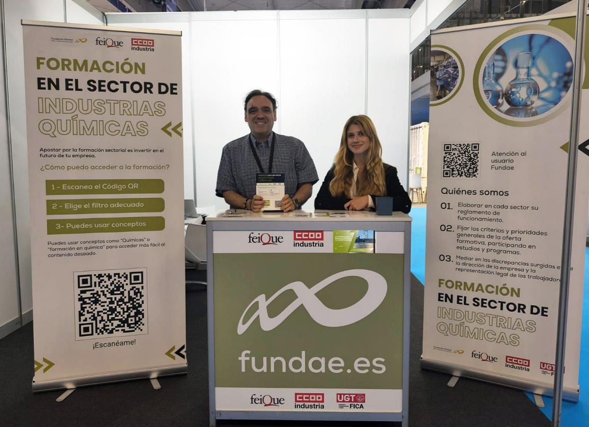 Stand de la FUNDAE en la feria