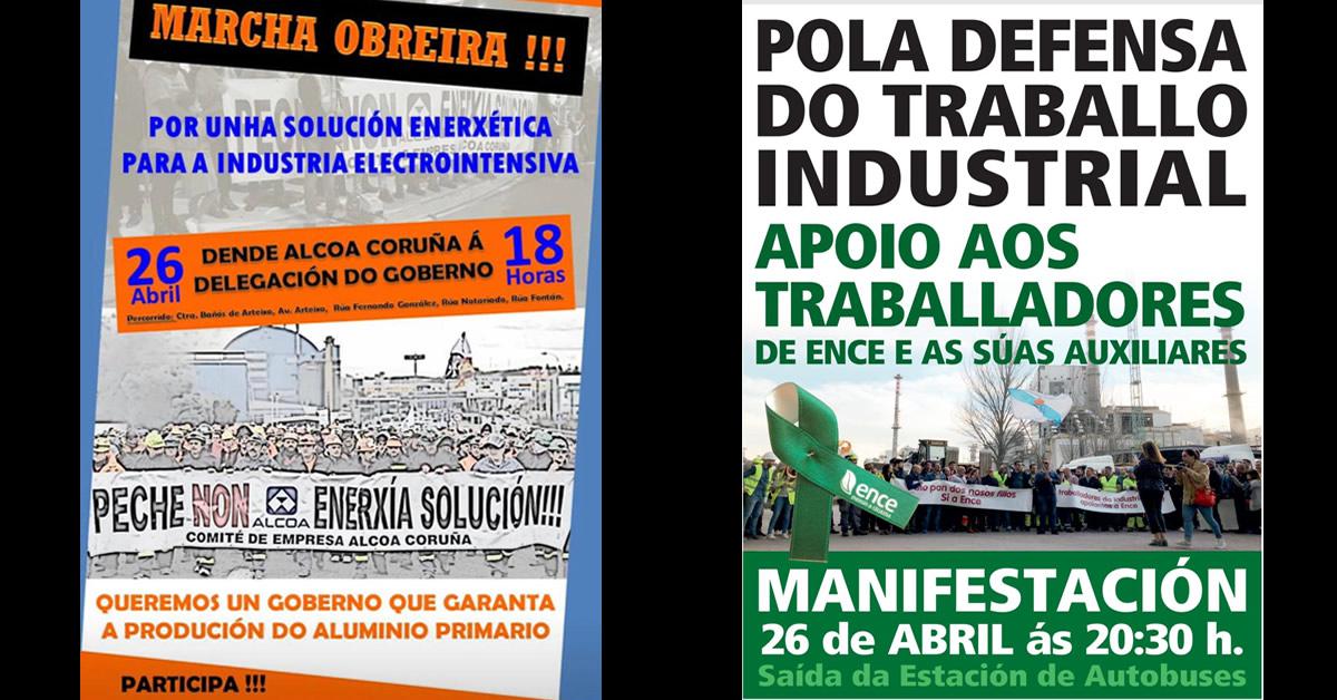 Os comits de empresa chaman  mobilizacin en defensa da industria en Galicia
