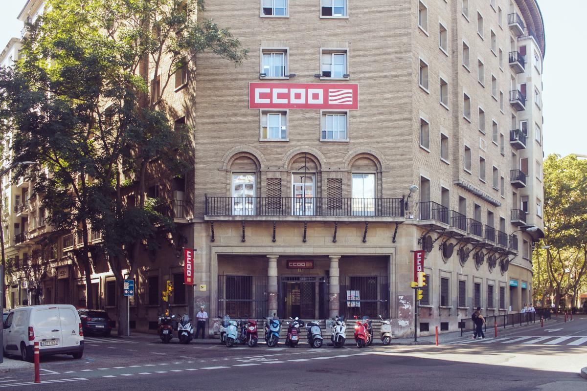 Sede de CCOO en Zaragoza