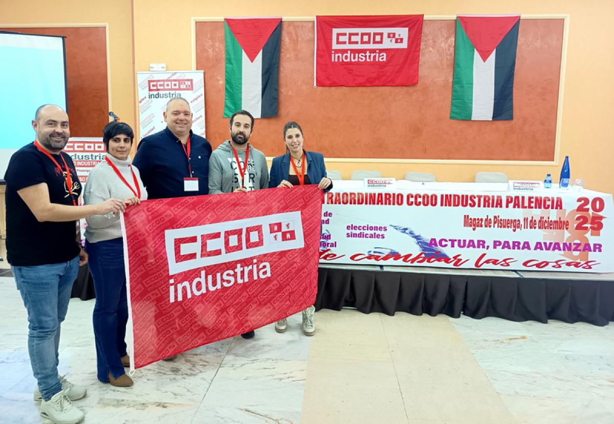 CCOO Industria Palencia Celebra su Congreso y Renueva sus Órganos de Dirección