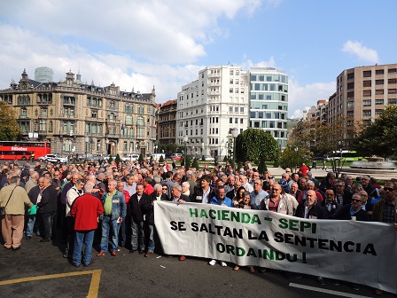 Concentracin prejubilados y prejubiladas de Izar, Altos Hornos de Vizcaya y Babcock