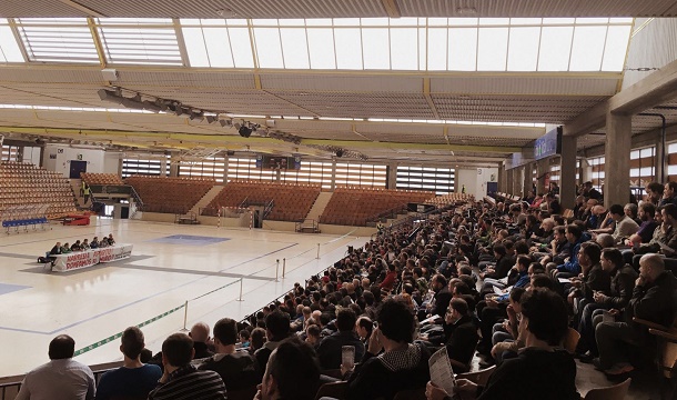 Momento de la asamblea convocada esta maana