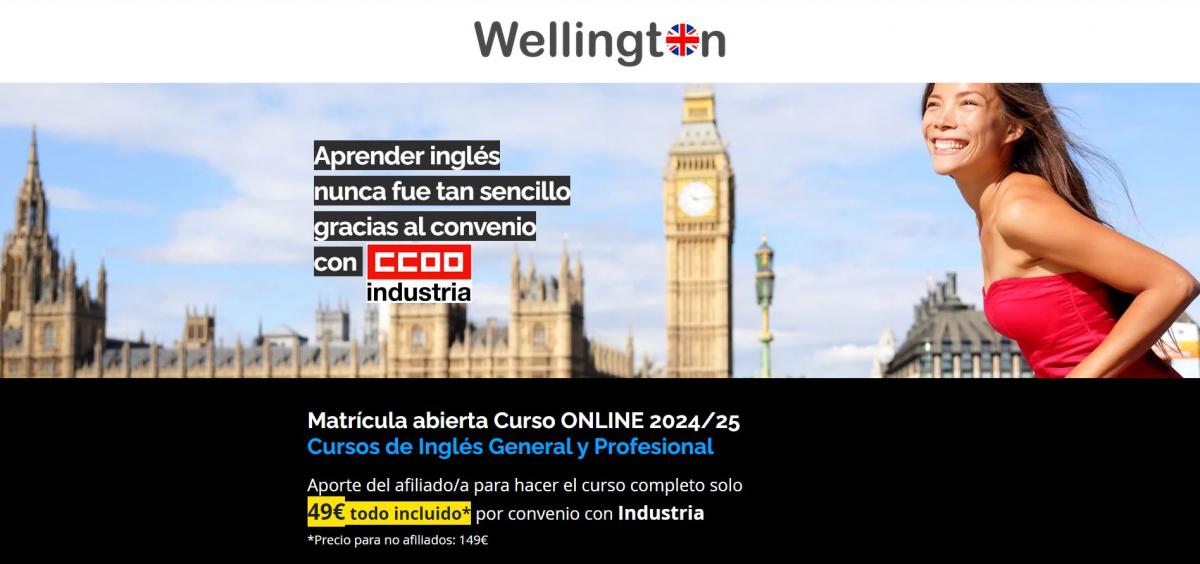 La web de Wellington incluye toda la info sobre la convocatoria