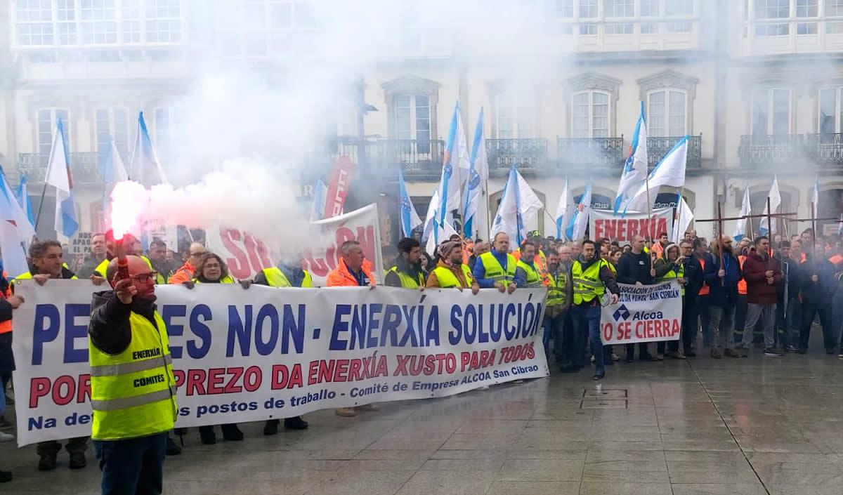Protesta desta ma en Lugo