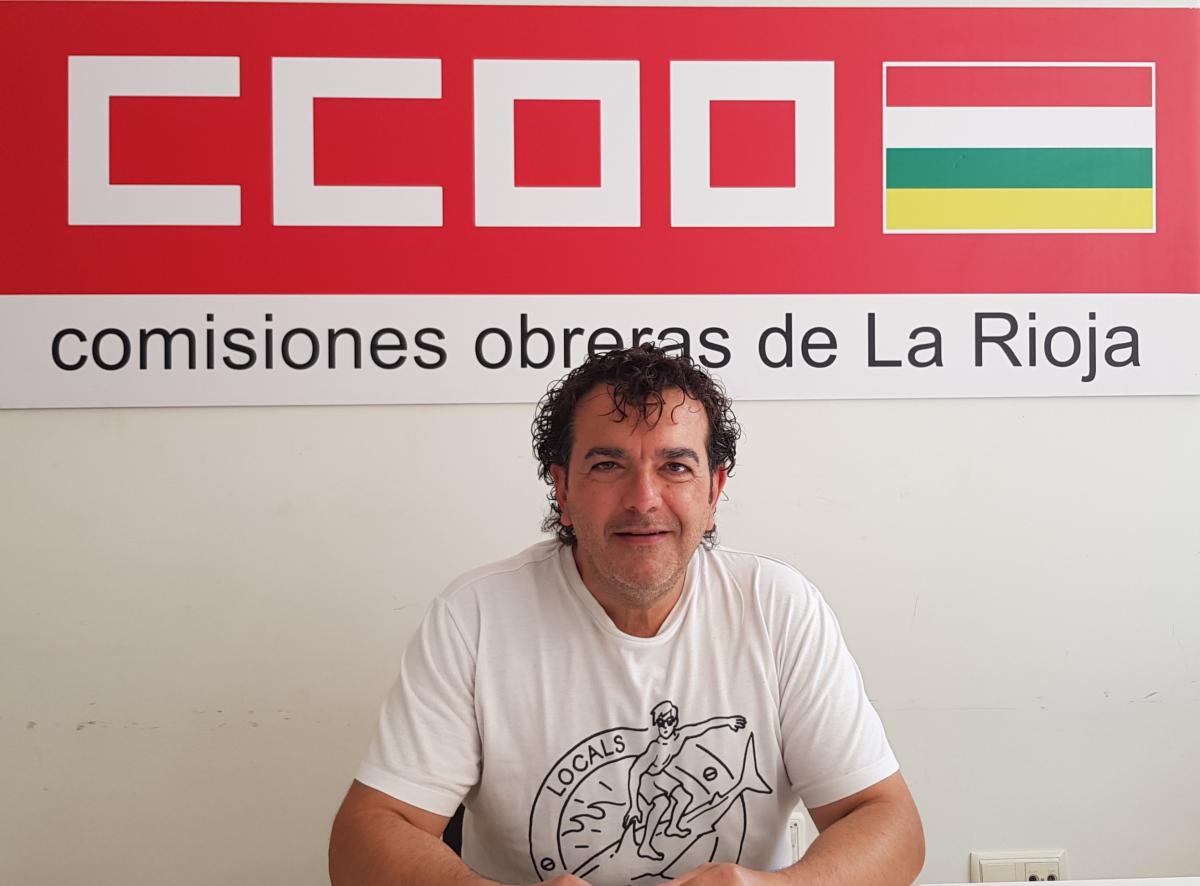 Javier Martínez Losa, Responsable de Salud Laboral y Medio Ambiente de CCOO Industria La Rioja