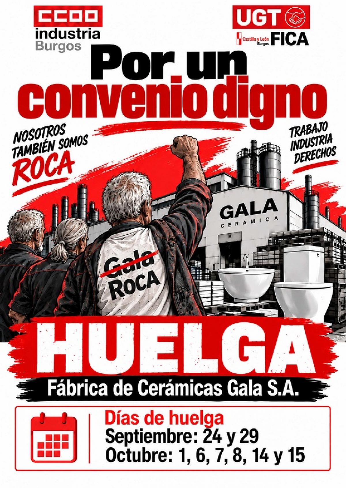 Cartel huelga