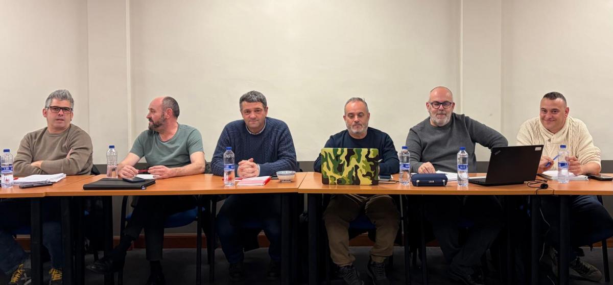 Representantes de CCOO en la comisión negociadora del Acuerdo Marco de ArcelorMittal