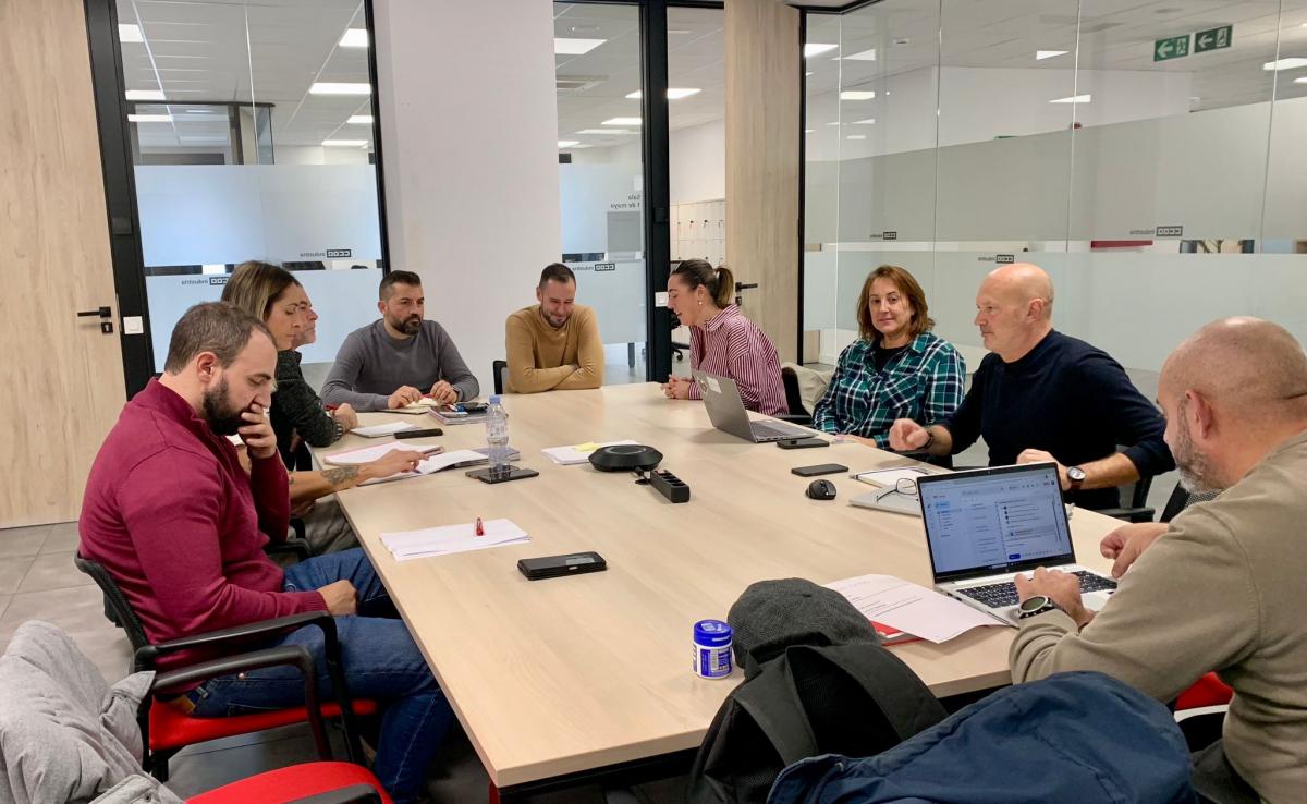 Un momento de la reunión de CCOO en Stellantis