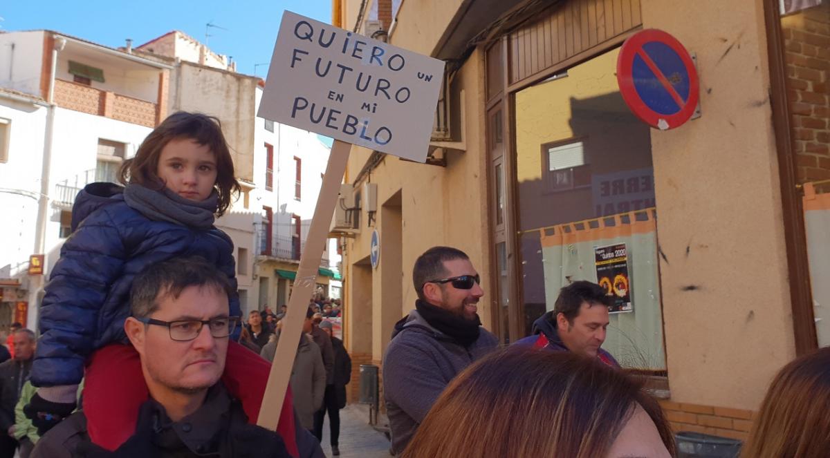 Andorra y su comarca se volcaron en la manifestacin del sbado