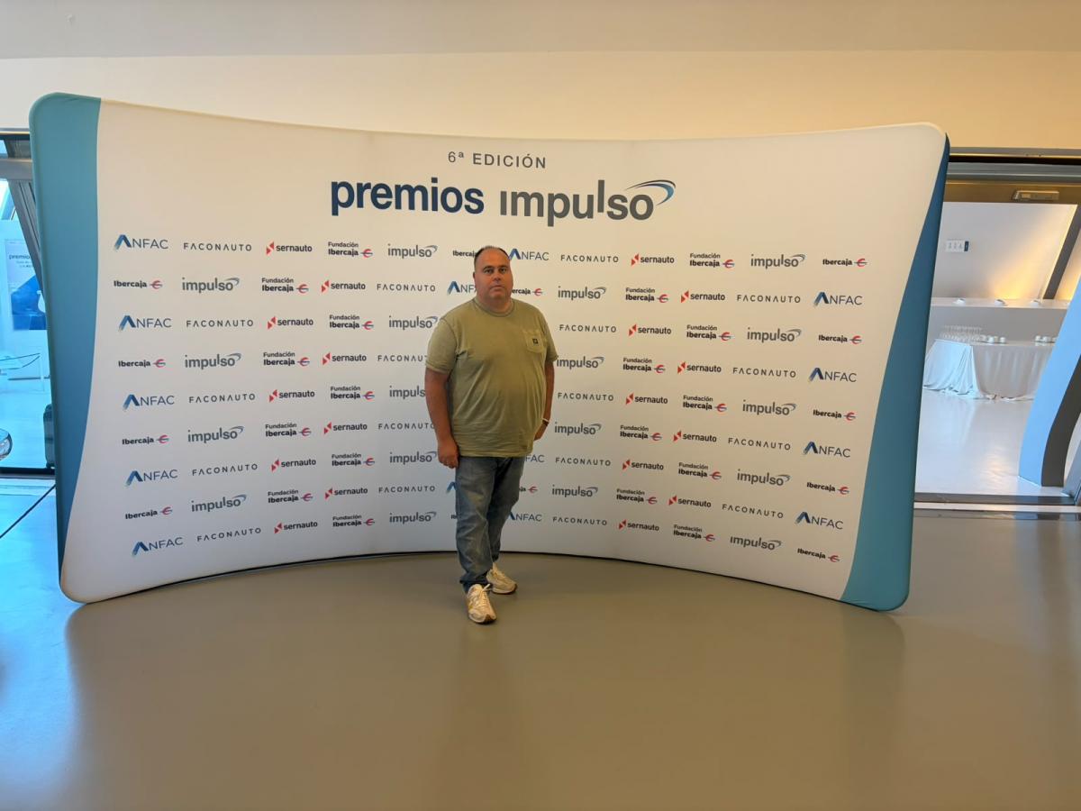 El responsable del auto de CCOO durante la gala