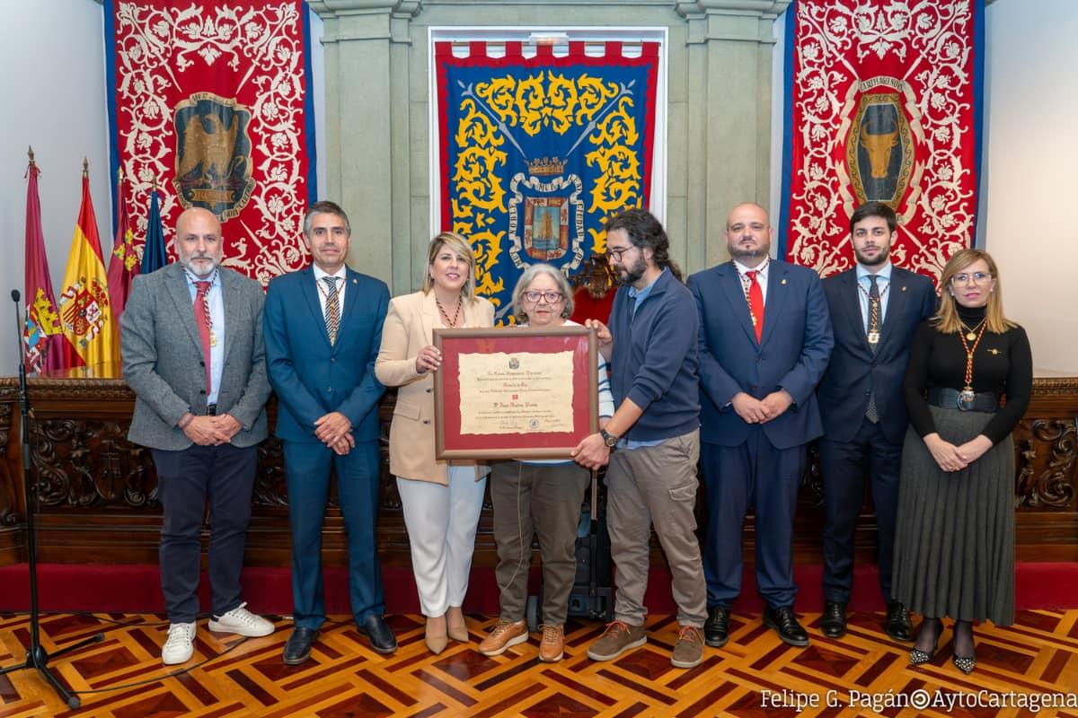 Entrega pstuma de la Medalla de Oro de la ciudad de Cartagena al sindicalista de CCOO Juan Andreu Poveda